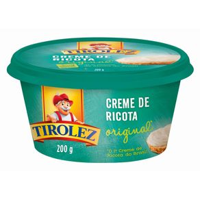 Creme Ricota Tirolez 200g Creme Ricota Tirolez 200g