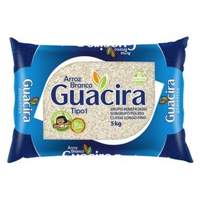 Arroz Branco Guacira Tipo 1 5kg Arroz Branco Guacira Tipo 1 5kg