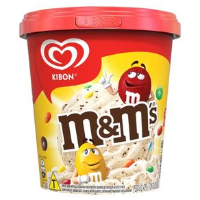 Sorvete Kibon M&M's Baunilha com Confeitos 800ml