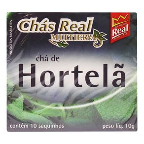 Chá Real Multiervas Hortelã 10g Com 10 Sachês Chá Real Multiervas Hortelã 10g Com 10 Sachês