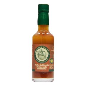 Molho de Pimenta Cia Ervas Malagueta Vermelha 80ml Molho de Pimenta Cia Ervas Malagueta Vermelha 80ml