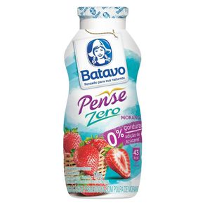 Bebida Láctea Batavo Pense Zero Açúcar Morango 170g