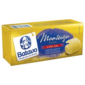 Manteiga Batavo com Sal Tablete 200g