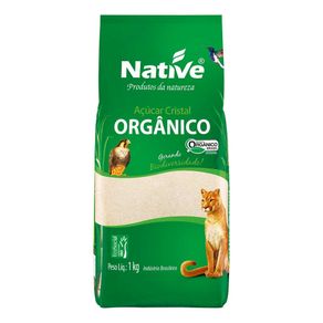 Açúcar Cristal Native Orgânico Claro 1kg Açúcar Cristal Native Orgânico Claro 1kg