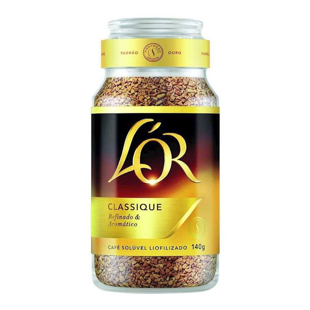 CAFE LOR 140G CLASSIQUE SOLUVEL POTE VIDRO comper