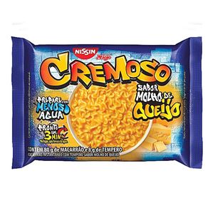 Macarrão Instantâneo Nissin Lámen Cremoso Molho de Queijo 88g