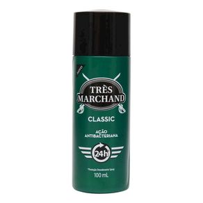 Desodorante em Spray Masculino Três Marchand Classic 100ml