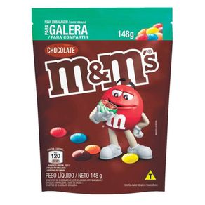 Confeito M&M's Chocolate ao Leite 148g Confeito M&M's Chocolate ao Leite 148g