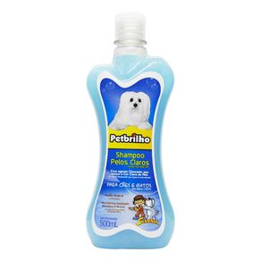 Shampoo Cães e Gatos Petbrilho Pelos Claros 500ml Shampoo Cães e Gatos Petbrill Pelos Claros 500ml