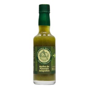 Molho de Pimenta Cia Ervas Jalapeños 80ml Molho de Pimenta Cia Ervas Jalapeños 80ml