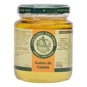 Geleia Companhia das Ervas Canela 260g Geleia Companhia das Ervas Canela 260g