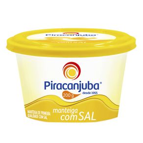 Manteiga Piracanjuba com Sal Pote 200g