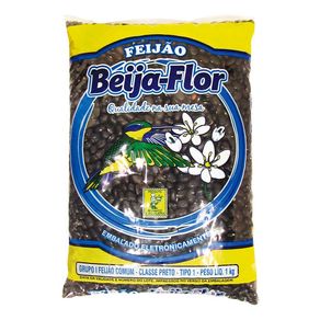 Feijão Preto Bem Te Vi Tipo 1 com 1kg