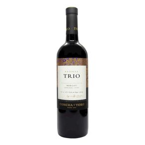 Vinho Chileno Concha Y Toro Trio Merlot, Carménère e Cabernet Sauvignon 750ml