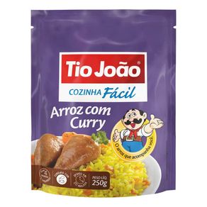 Arroz Parboilizado Tio João Cozinha Fácil com Curry 250g Arroz Parboilizado Tio João Cozinha Fácil com Curry 250g
