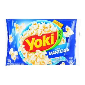 Pipoca para Micro Ondas Yoki Manteiga 100g Pipoca para Micro Ondas Yoki Manteiga 100g