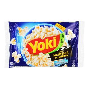 Pipoca para Micro-Ondas Manteiga de Cinema Yoki Pacote 100g