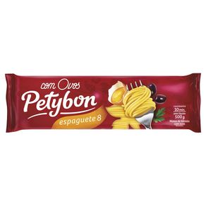 Macarrão Petybon Massa com Ovos Espaguete 8 500g Macarrão Petybon Massa com Ovos Espaguete 8 500g