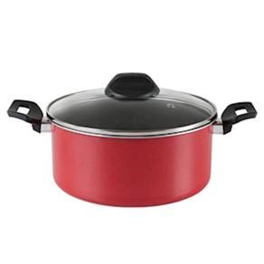 Caçarola Brinox Garlic Vermelha com Tampa 4,3 Litros Caçarola Brinox Garlic Vermelha com Tampa 4,3 Litros