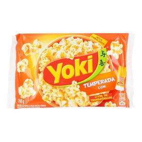 Pipoca para Micro-Ondas Temperada com Toque de Chef Yoki Pacote 100g Pipoca para Micro-Ondas Temperada com Toque de Chef Yoki Pacote 100g