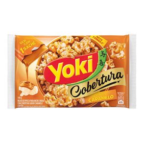 Pipoca para Micro-Ondas Yoki Cobertura Caramelo 160g Pipoca para Micro-Ondas Yoki Cobertura Caramelo 160g