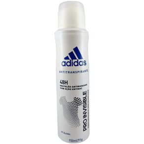 Desodorante Aerossol Feminino Adidas Invisible 150ml Desodorante Aerossol Feminino Adidas Invisible 150ml