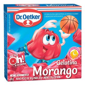 Gelatina Dr. Oetker Morango 20g