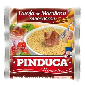 Farofa de Mandioca Pinduca Bacon 250g