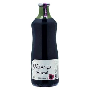 Suco Integral Aliança Uva Tinto 1,5 Litro Suco Integral Aliança Uva Tinto 1,5 Litro