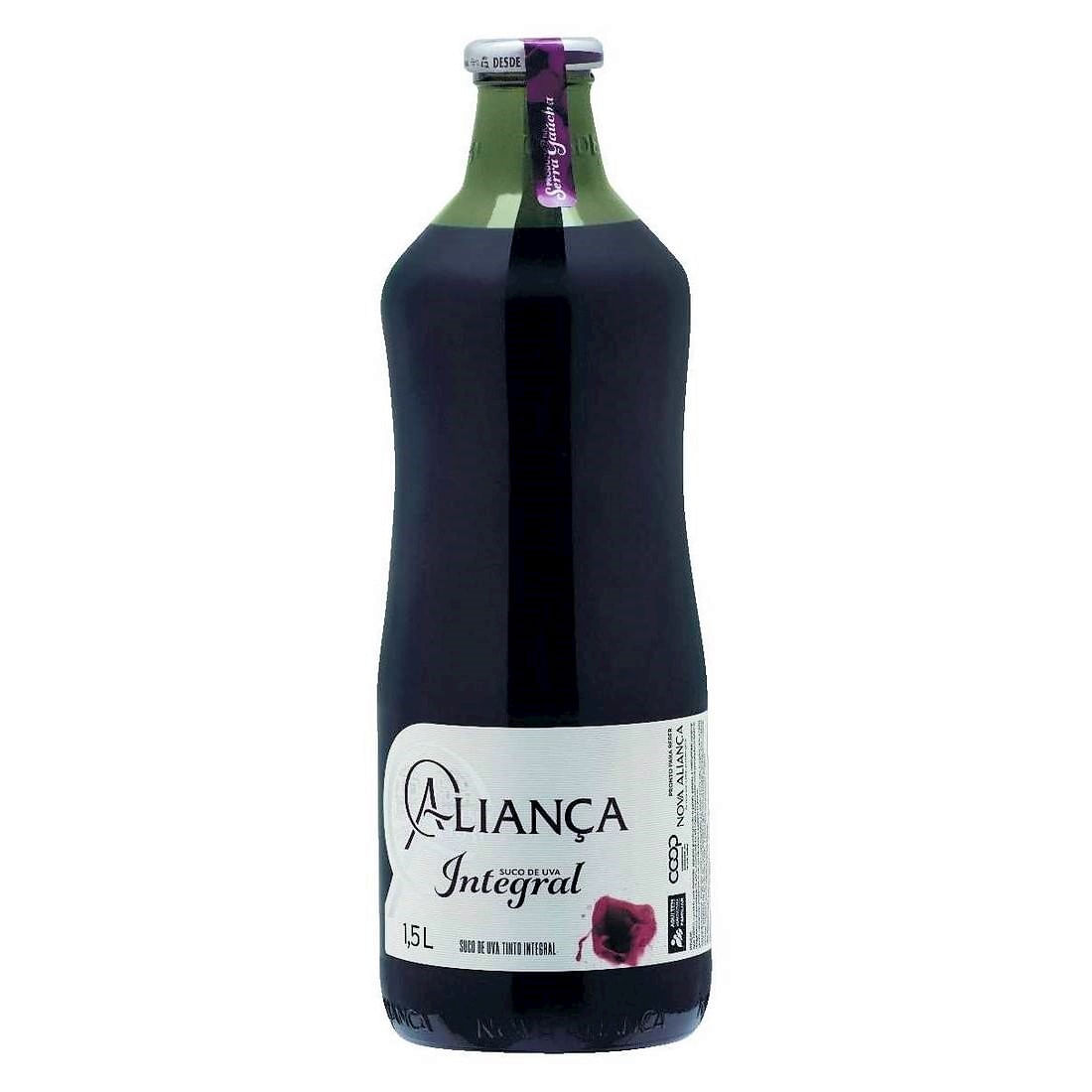 Suco Integral Aliança Uva Tinto 1,5 Litro