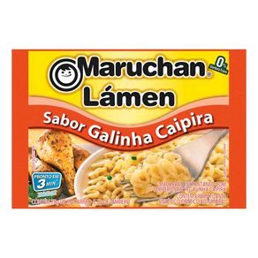 Macarrão Instantâneo Maruchan Lámen Galinha Caipira 85g