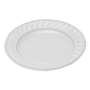 Prato Descartável Doce Festa Branco 15cm Com 10 Unidades Prato Descartável Doce Festa Branco 15cm Com 10 Unidades