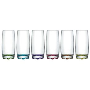 Copo Lav Adora Fundo Colorido Long Drink 390ml Copo Lav Adora Fundo Colorido Long Drink 390ml