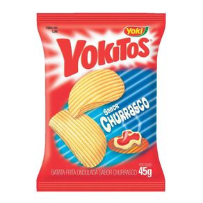 Batata Ondulada Yoki Yokitos Churrasco 45g Batata Ondulada Yoki Yokitos Churrasco 45g