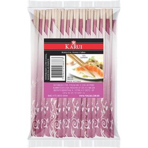 Hashi Karui Pinus Madeira Com 40 Pares Hashi Karui Pinus Madeira Com 40 Pares
