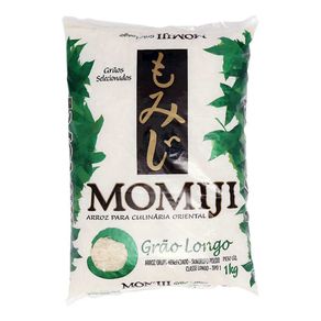 Arroz Oriental Momiji Grão Longo Tipo 1 com 1kg