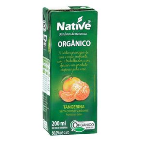 Suco Pronto Native Orgânico Tangerina 200ml Suco Pronto Native Orgânico Tangerina 200ml