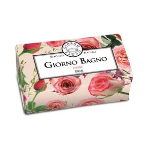 Sabonete em Barra Giorno Bagno Rosas da Bulgária 180g Sabonete em Barra Giorno Bagno Rosas da Bulgária 180g