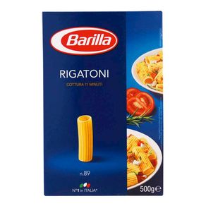 Macarrão Barilla Massa Grano Duro Rigatoni 500g