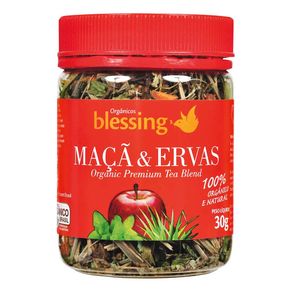 Chá Blessing Orgânico Maçã e Ervas 30g Chá Blessing Orgânico Maçã e Ervas 30g