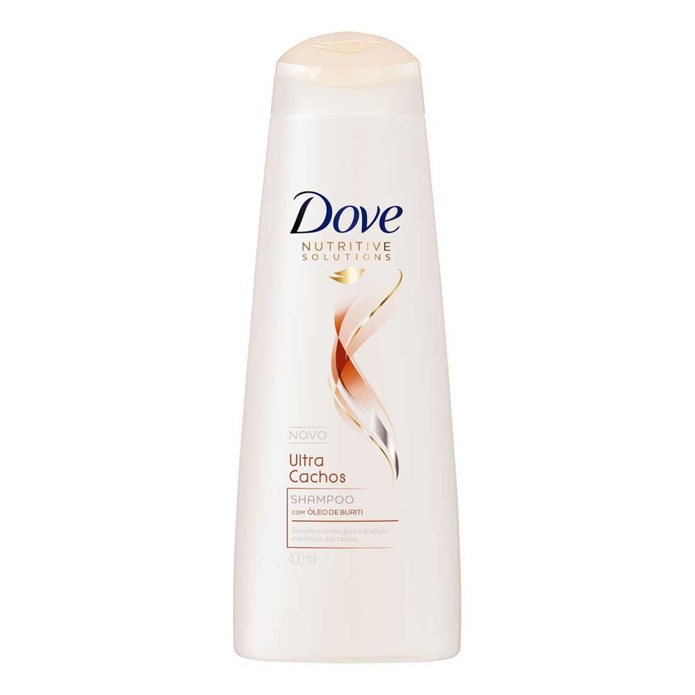 Shampoo Dove Ultra Cachos 400ml comper