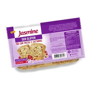 Pão de Sanduiche Jasmine Sem Glúten Frutas e Castanhas 350g