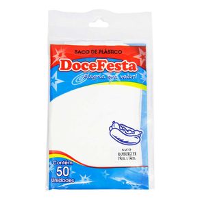 Saco para Hambúrguer Doce Festa Com 50 Unidades Saco para Hambúrguer Doce Festa Com 50 Unidades