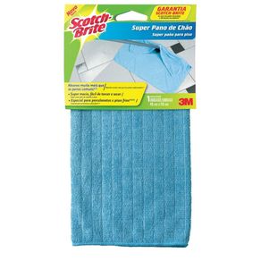 Pano de Chão 3M Scotch Brite Super Azul