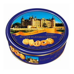 Biscoito Amanteigado Santa Edwiges Danish Style Lata 340g Biscoito Amanteigado Santa Edwiges Danish Style Lata 340g