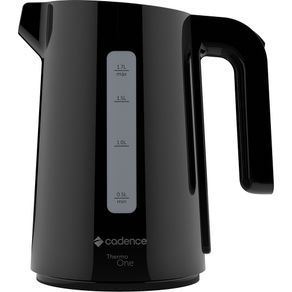 Chaleira Elétrica Cadence Thermo One Colors Preta 1,7 Litro 127V Chaleira Elétrica Cadence Thermo One Colors Preta 1,7 Litro 127V