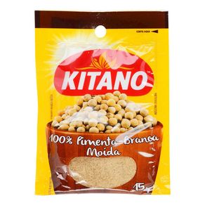 Pimenta Branca Kitano Moída 15g Pimenta Branca Kitano Moída 15g