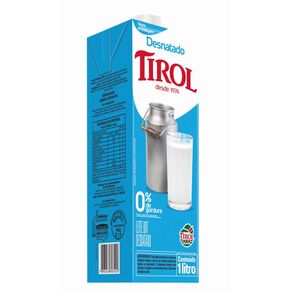 Leite Tirol Desnatado 1 Litro Leite Tirol Desnatado 1 Litro
