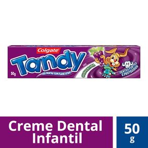 Creme Dental Infantil Tandy Uva 50g Creme Dental Infantil Tandy Uva 50g