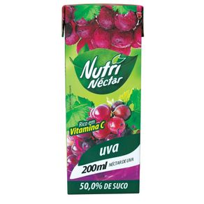 Suco Pronto Nutrinectar Uva 200ml